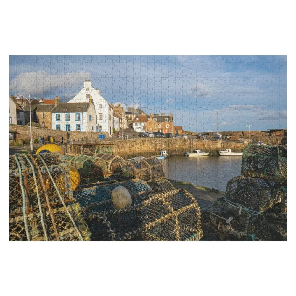 Crail Harbour East Neuk Of Fife Scotland Jigsaw Puzzle Woods For Adults Personalized Name Custom Child Gift Puzzle