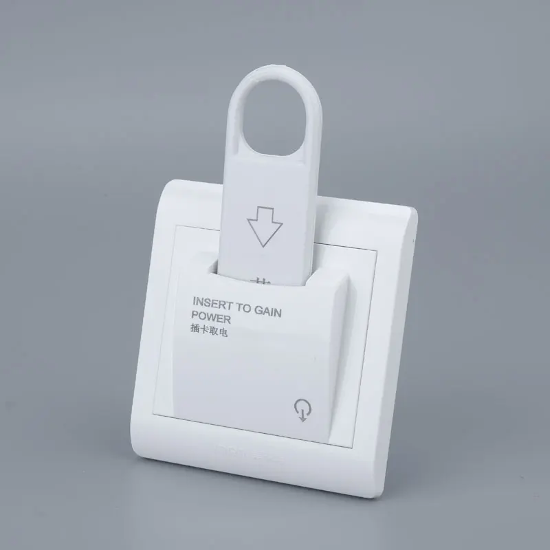10pcs Hotel Energy Saving Switch Magnetic Card Insert Switch 40A Three Line Insert Key For Power Without Time Delay