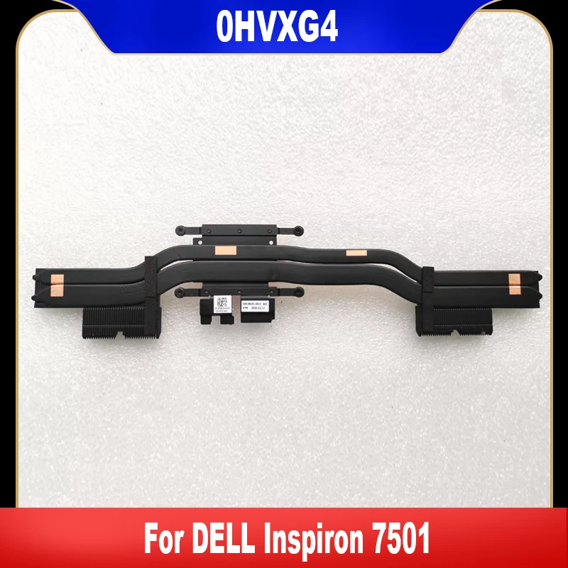 

Новый оригинальный 0HVXG4 для DELL Inspiron 7501, охлаждающий вентилятор, медная трубка, радиатор HVXG4