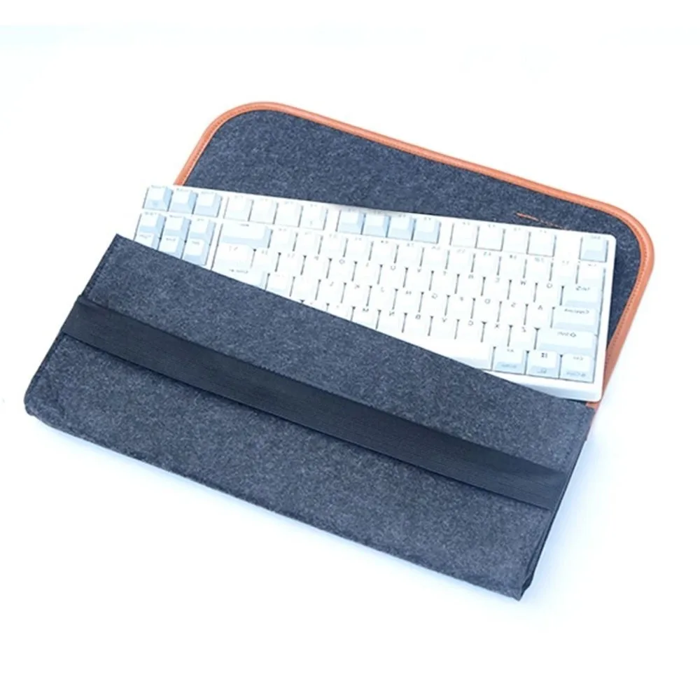 Housse de protection épaisse pour clavier mécanique, souple, grande capacité, sac de transport pour clavier, anti-poussière, respectueux de la peau