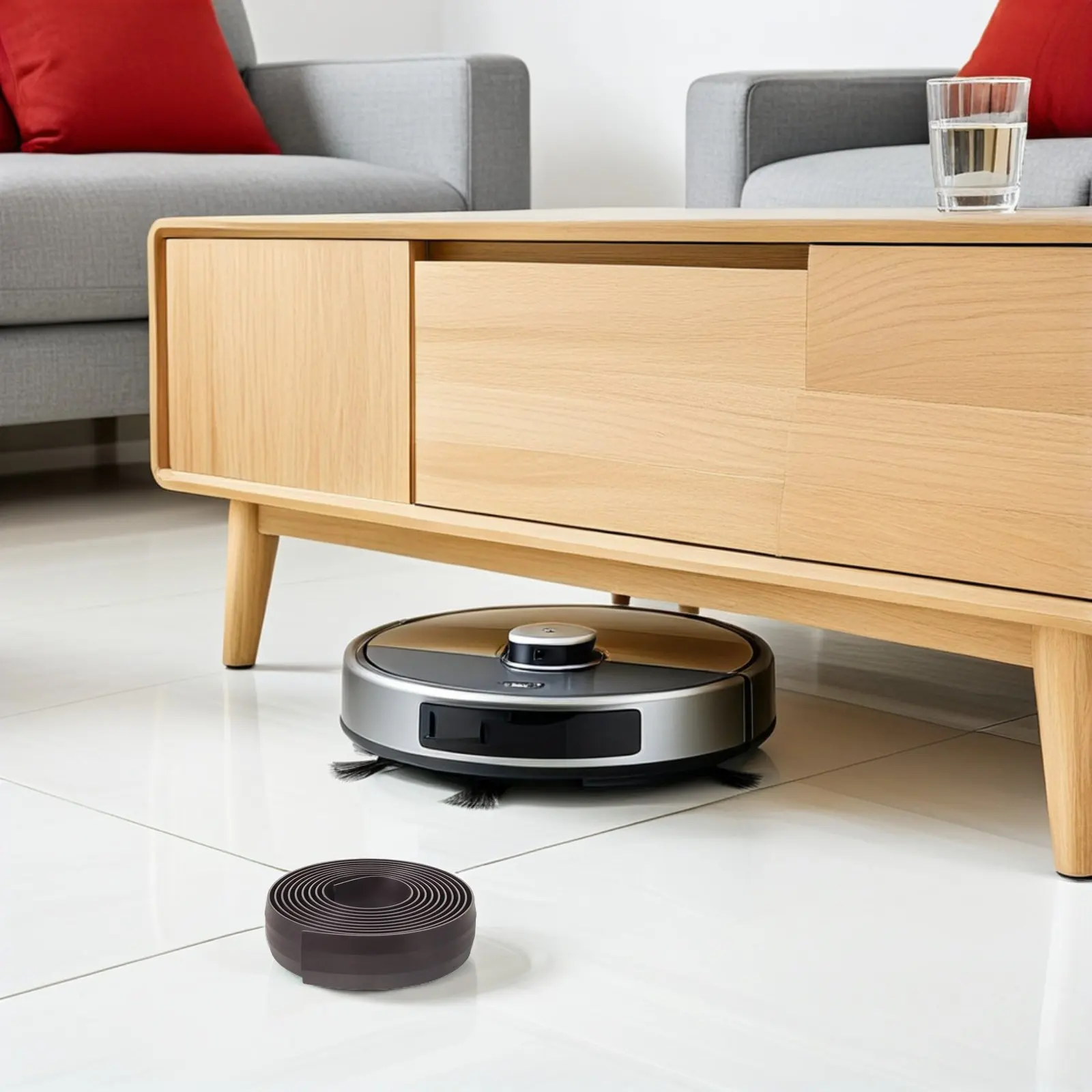 Robot Vacuum Boundary Strips Tape Markers Efficient Cleaning Path Limiters for Whole Home Coverage Vacuum Cleaner Boundary