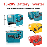 for Makita/Dewalt/Milwaukee/Bosch 200W Power Inverter Generator 18V Battery To 120V/220V AC Output USB and Type-C Adapter New