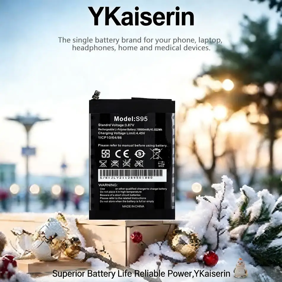 

Аккумулятор для мобильного телефона Oukitel WP16 S95, 10600 мАч, легкий