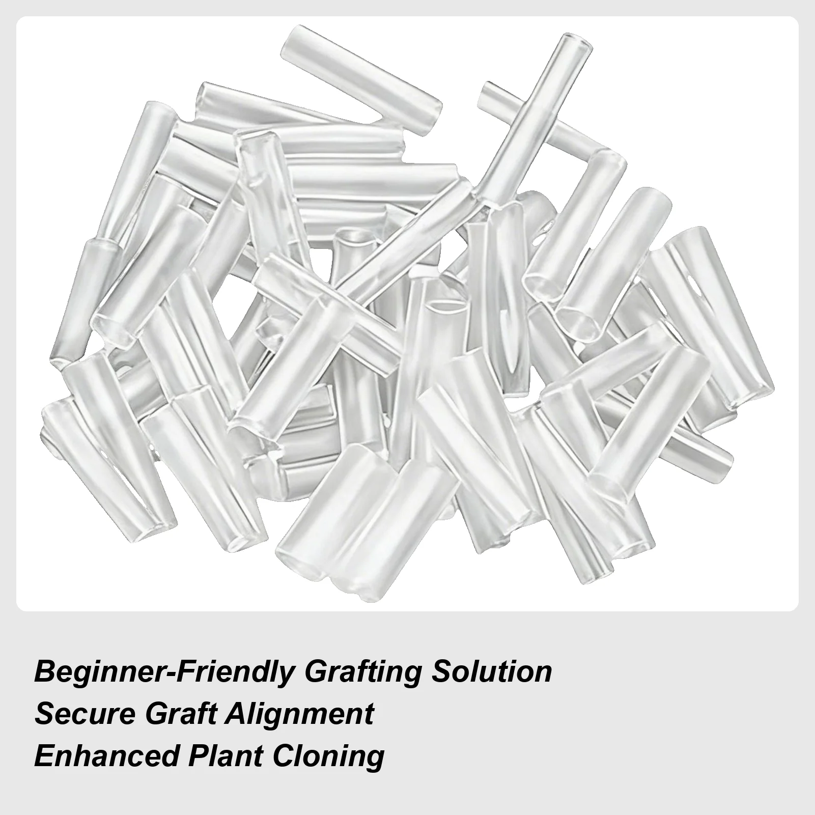 

Plant Grafting Tubes Self Removing Tear Resistant Plant Grafting Clips For Vegetables For Indoor Outdoor Garden Yard Greenhouse