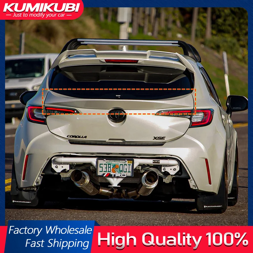 

Car Rear Middle Spoiler Extension For Toyota Corolla 5 Door Hatchback 2019-2023 Rear Trunk Tailgate Lid Spoiler Wing Lip Mid