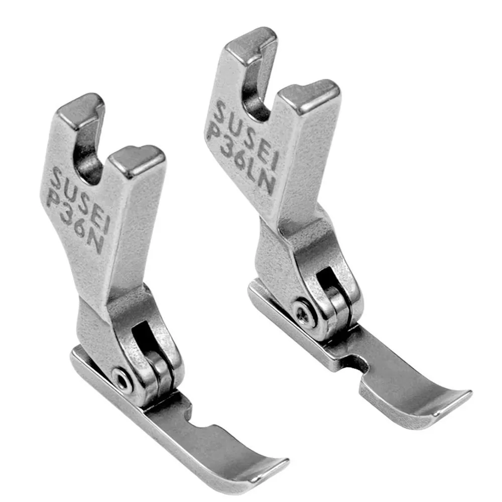 P36N P36LN Cording Zipper Presser Foot Sewing Tools Industrial Guide Feet All Steel Sewing Machine Accessories