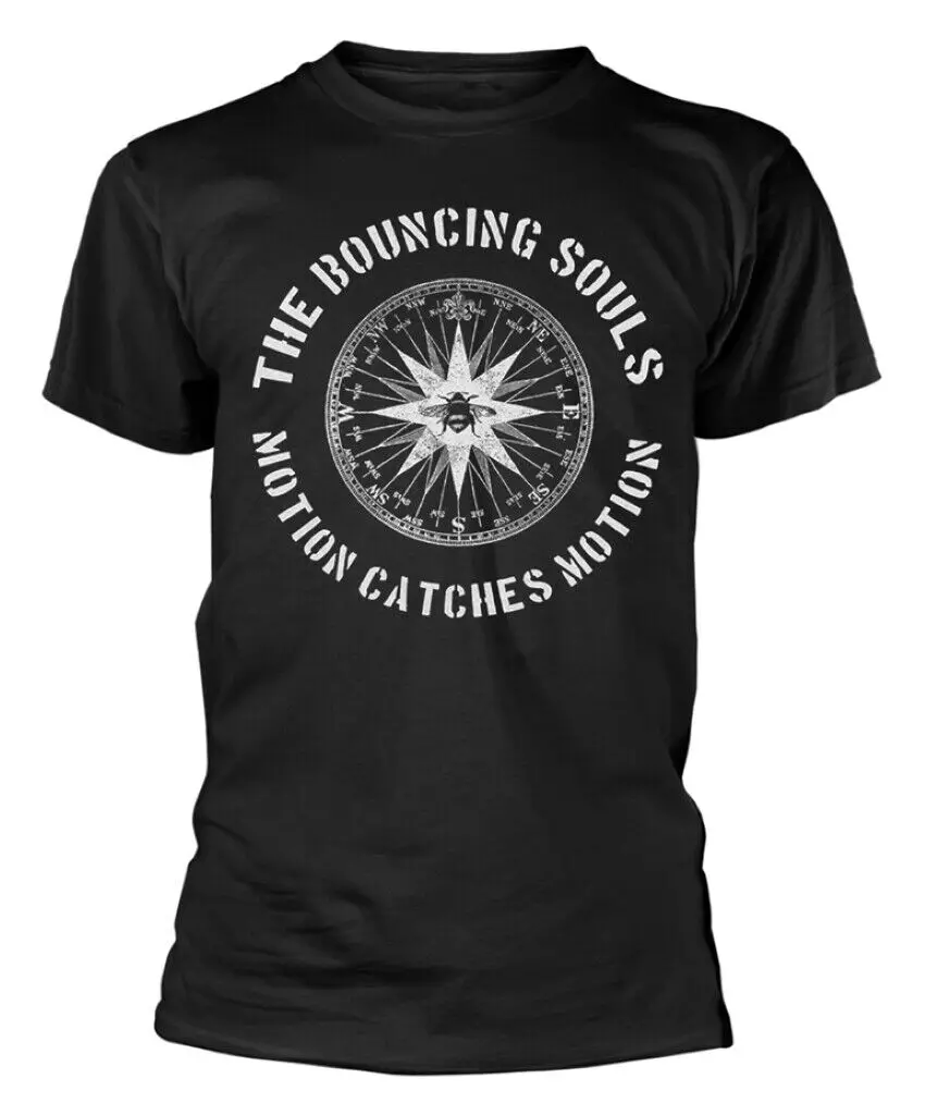 The Bouncing Souls Compass Black T Shirt New Official