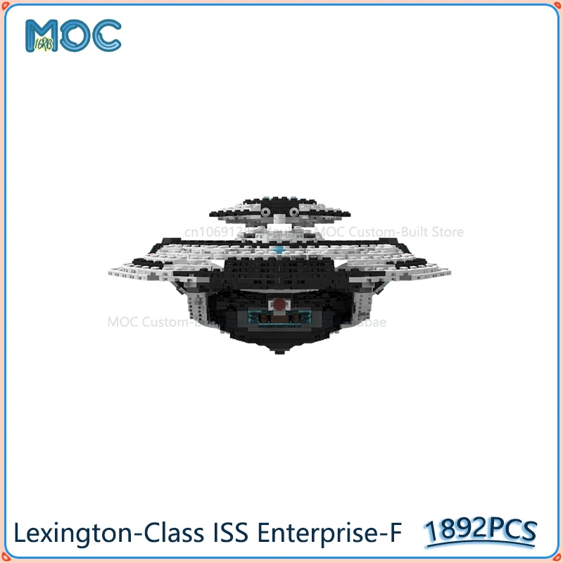 Lexington-aqISS Enterprise F Odyssey X/SARL ktown X-aqUpgrade MOC importer décennie ks, Assemble Bricks, Space Toys Gifts, 1892PCs