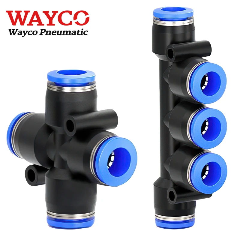 5PCS Pneumatic Fitt…