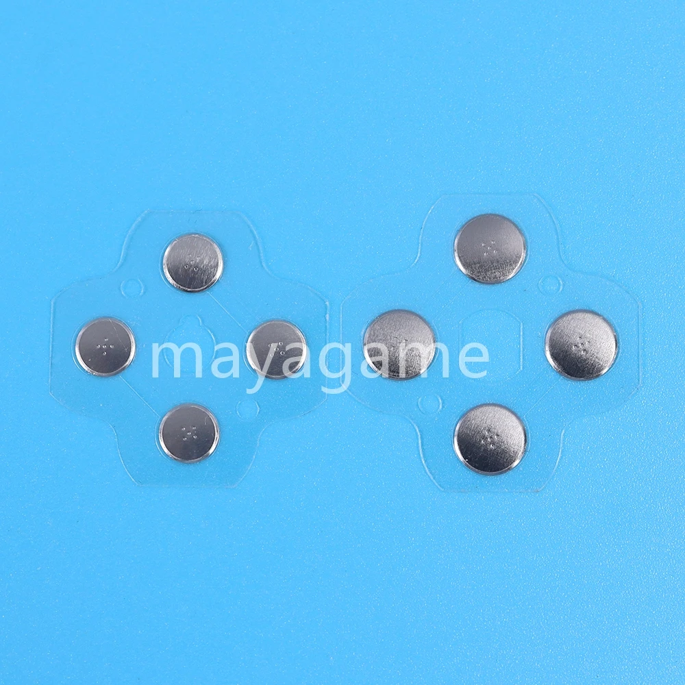 1pc para 3dsxl 3dsll 3ds xl ll controlador d almofadas d-pad metal cúpula snap pcb placa botões filme condutor