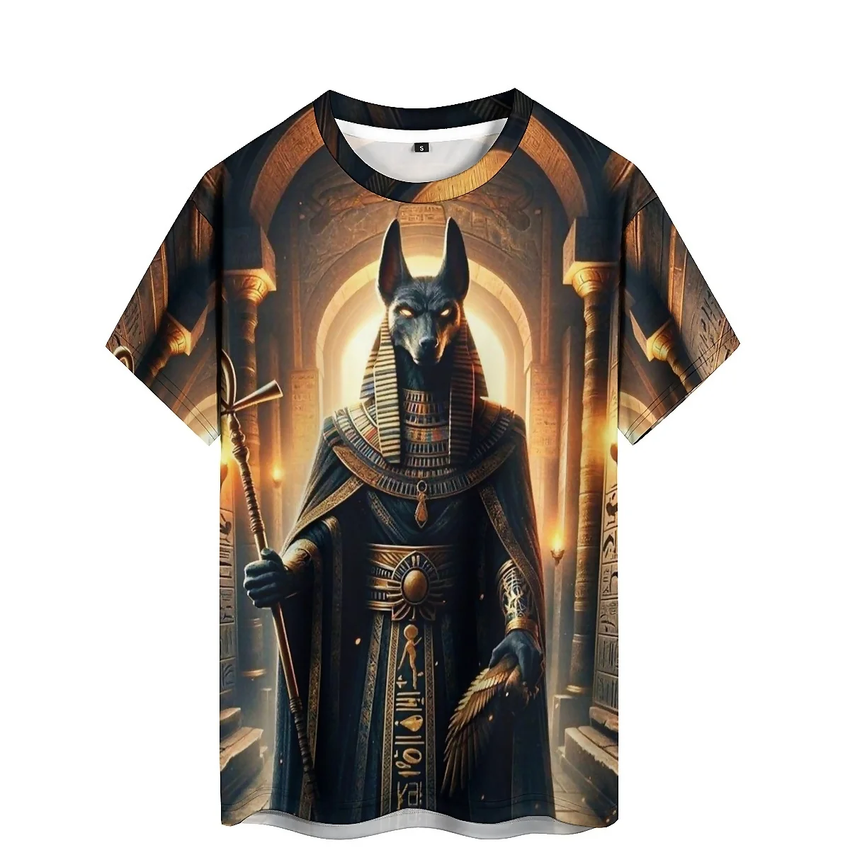 

Summer New Men's 3D Printed Short Sleeved T-shirt with Personalized Artistic Design, Loose Fit, Trendy Street Style, Breathable