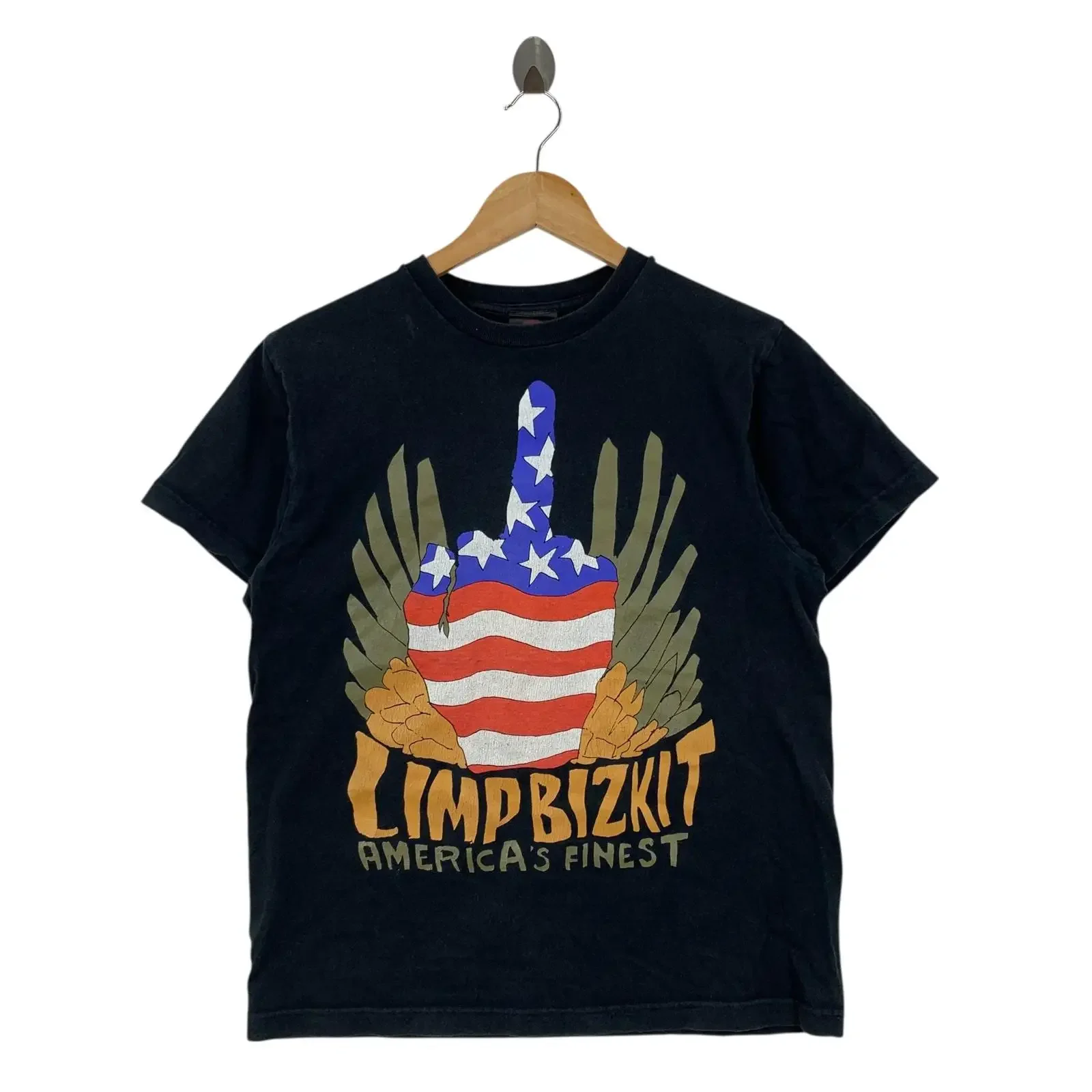 LIMP BIZKIT America s Finest Japan Tour Rock Band Chocolate Starfish T Shirt vintage Washed Comfortable Slightly Stylish