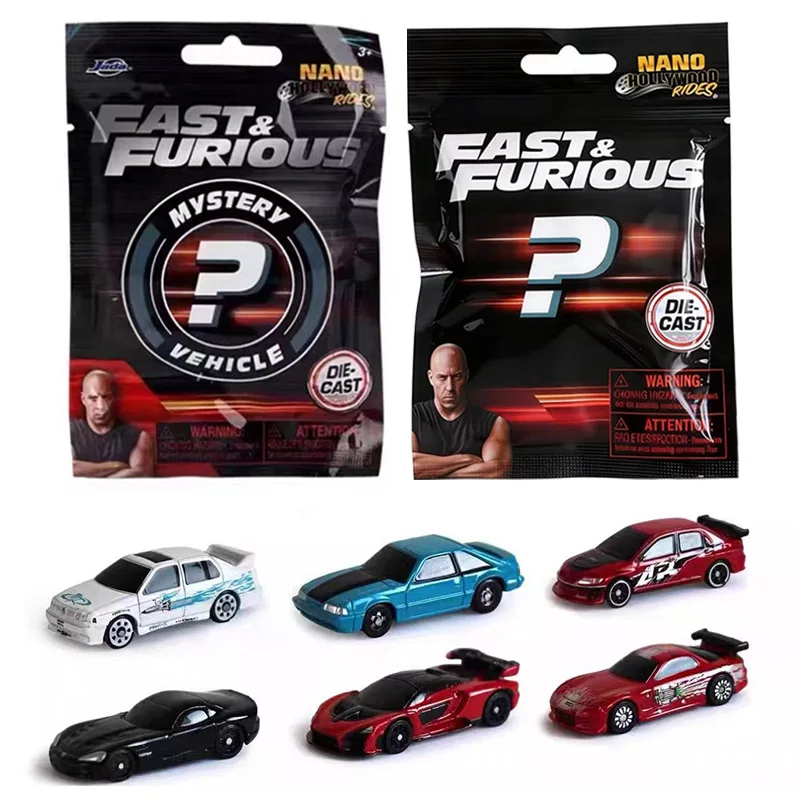 

Jada Fast & Furious Mystery Blind Bag 1.65-inch Miniature Vehicle Car Model Die-Cast Car Collection Boys Girls Surprise Gifts