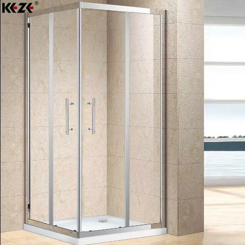 CE Certified Prefabricated Modern Shower Room Set Aluminum Frame for Hotel Apartment Bathroom