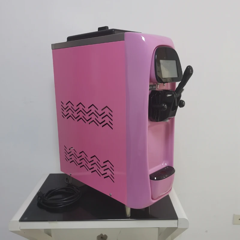 

Commercial Soft Ice Cream Machine 16L/H Soft Icecream Cone Machine 1000W