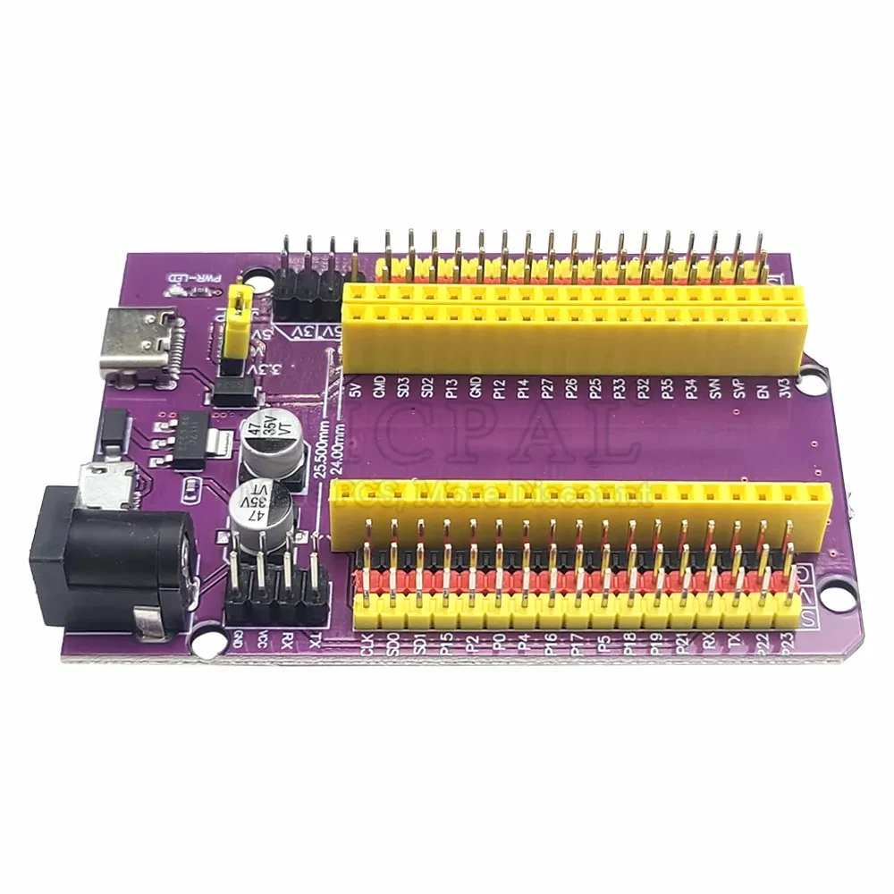 ESP32 38PIN Expansion Board with CP2102 38PIN Type-C Micro Development Board 2.4G WIFI BT Module Low Power Dual Core ESP-WROOM-3