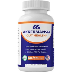 Vitamin Akkermansia Muciniphola for intestinal health -60 pills - made from prebiotic inulin fiber