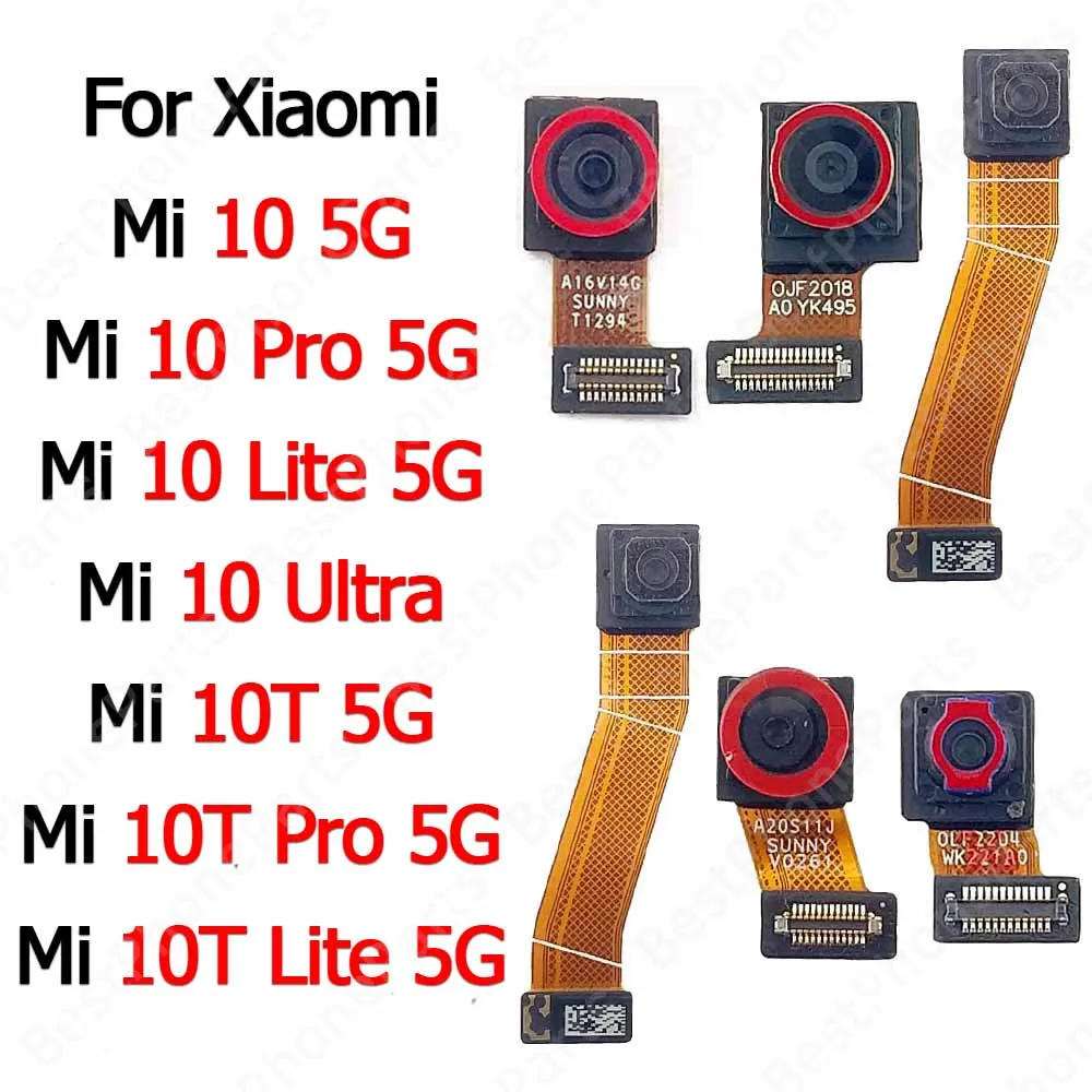 Front Selfie Camera For Xiaomi Mi 10 Lite 10S 10T Pro 5G Mi10 Ultra Frontal Camera Module Mobile Phone Parts