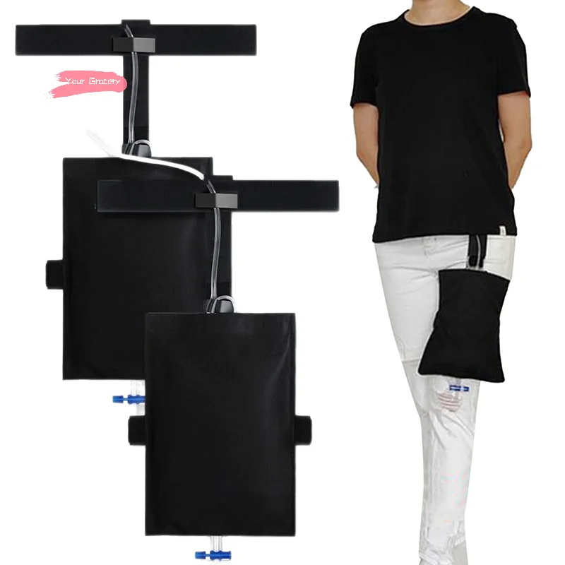 

Легкая поясная сумка для мочевого дренажа с фиксированным хранилищем для внешнего мочевого мешка для сбора стомы, держатель для ног, катетер