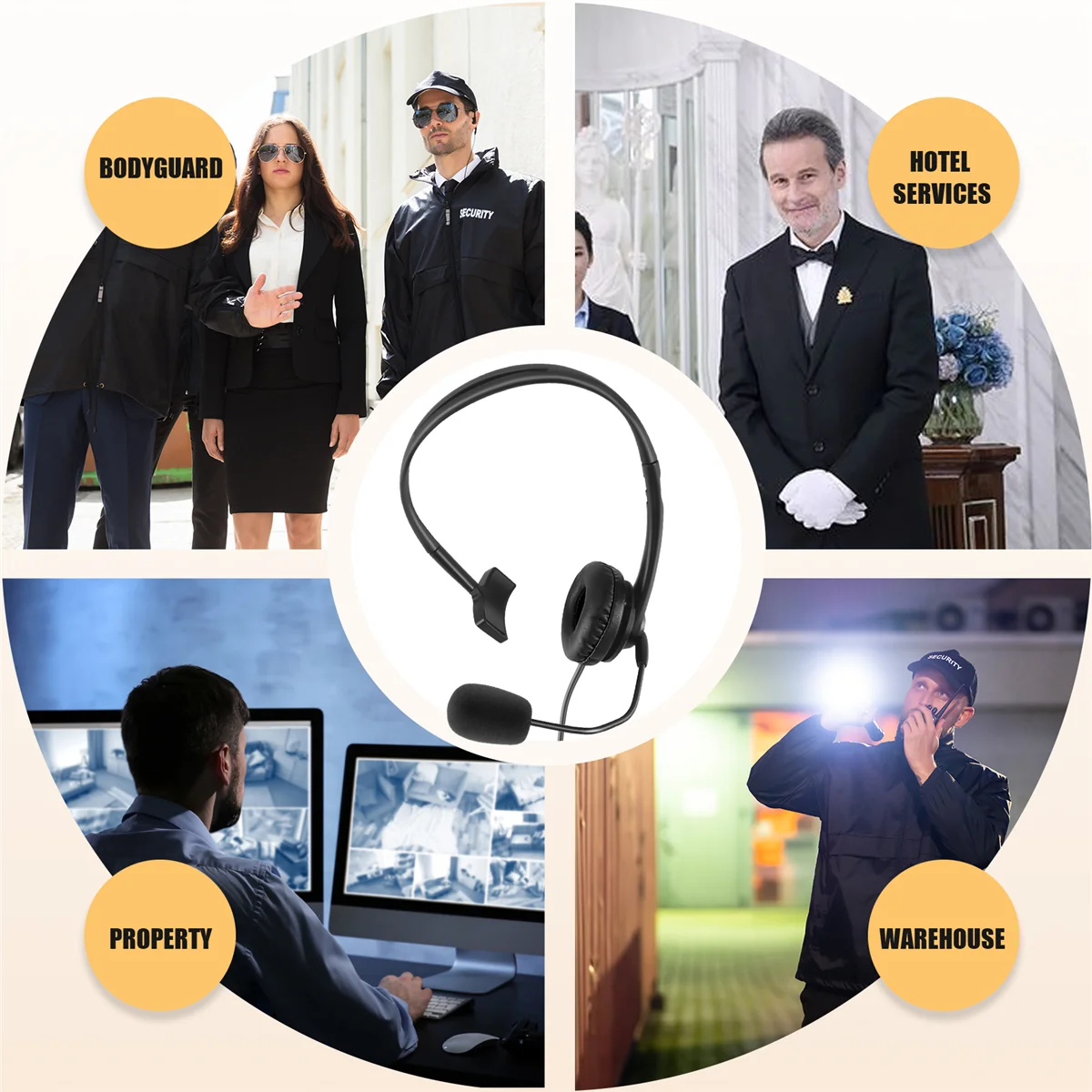 2-pin headphone headset TK220 for Jianwu UV-5R -888S H777 interphone C9009