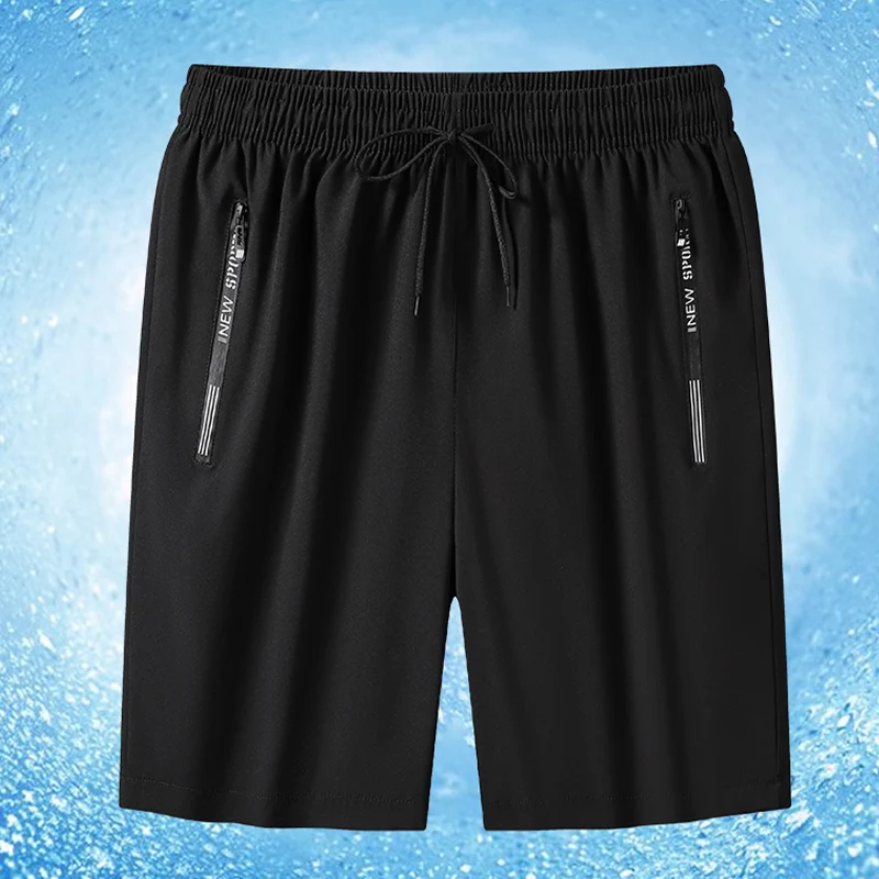 

Shorts, men's summer new product, cool and refreshing. Four sided elastic outer five quarter pants, casual sports shorts