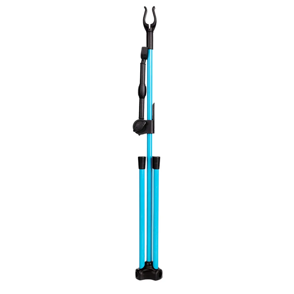 Tripod bow support with expandable radius and adjustable height for secure bow positioning in field environments