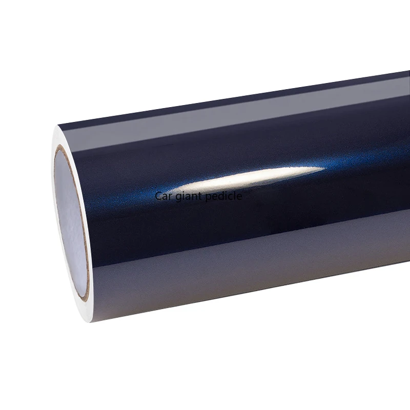 Highest quality Basic Gloss Diamond Black Fantasy Blue vinyl Wrap Car Wrap Non degumming Non fading quality Warranty roll