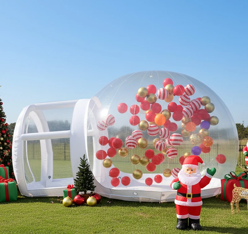3M TPU نفخ فقاعة منزل شفافة التخصيص الاطفال بالون حفلة شفافة فقاعة خيمة قبة مع منفاخ
