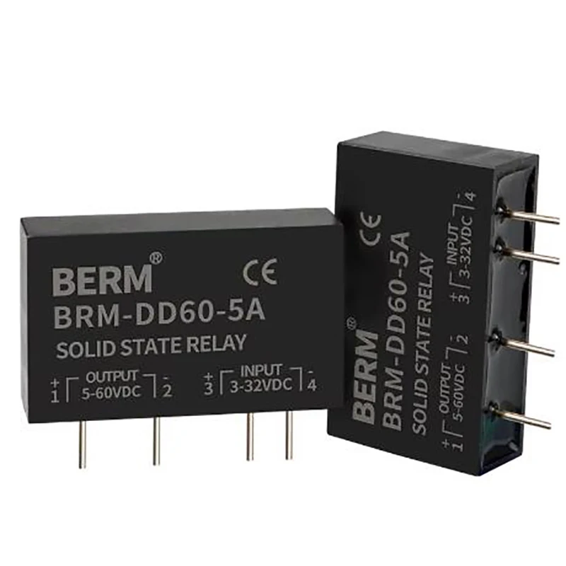 SSR solid-state relay DC-DC small pin PCB circuit board 5A DC control DC