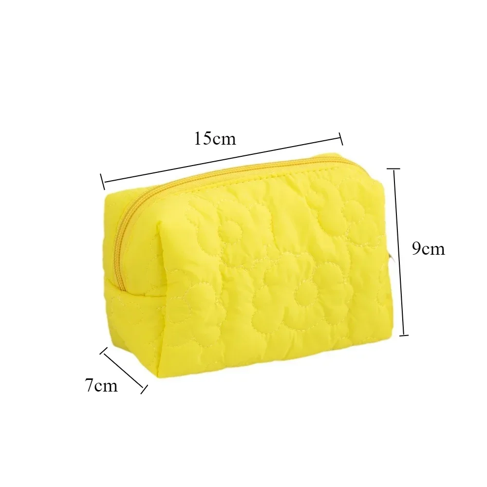 Large Capacity Candy Color Makeup Bags Flower Cosmetic Bag Women Makeup Pouch Toilet Wash Bag Female Clutch Bag Travel Organizer