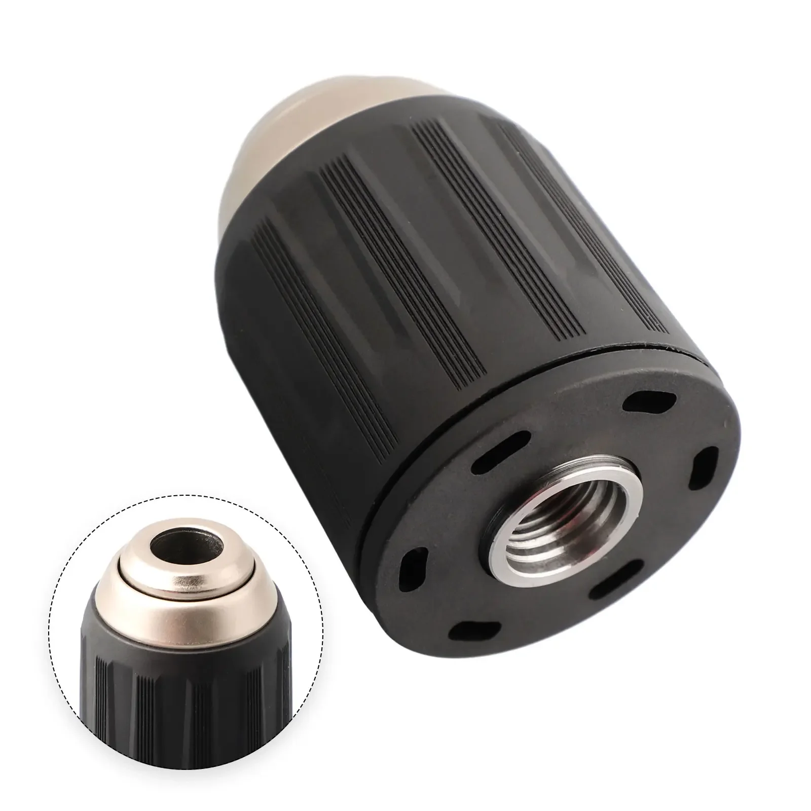 

Bit Changing Drill Chuck Replacement DIY Projects Cost-efficient Solution Metal And Plastic Secure Grip DHP484 1 2''
