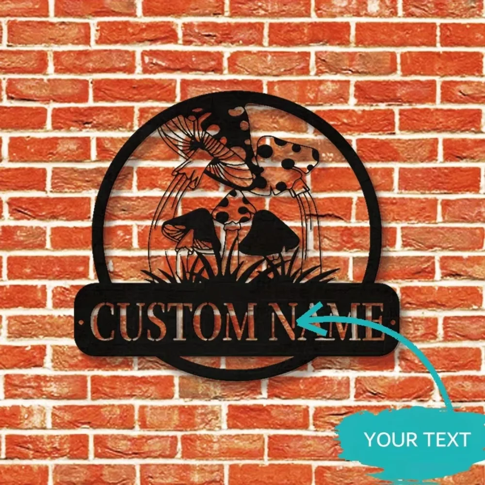 

Personalized Iron Sunflower Metal Wall Sign Rustic Distressed Look Ideal for Garden, Yard & Home Countryside Decor