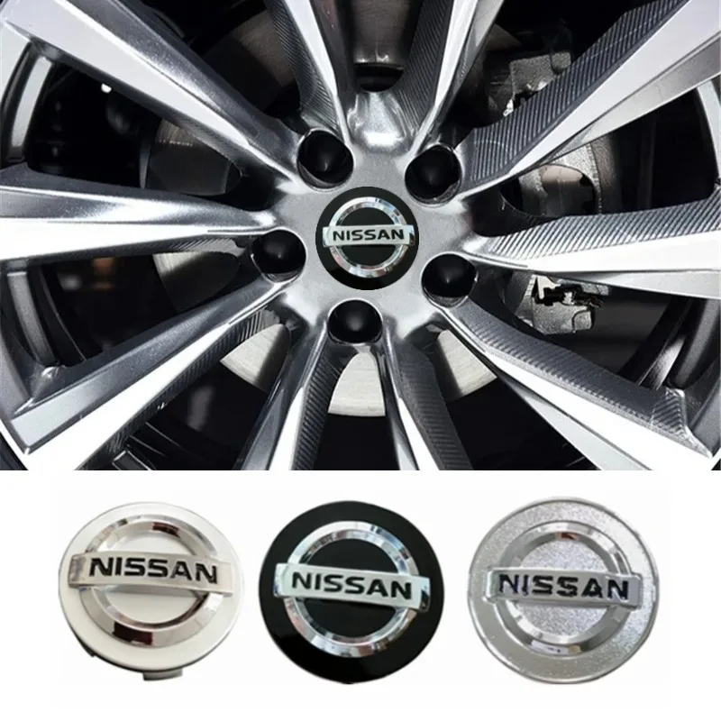 54mm 58mm 60mm Car Wheel Center Hub Caps Cover Badge Decal for Nissan Nismo Note Qashqai Tiida Almera Altima Teana X-Trail T32