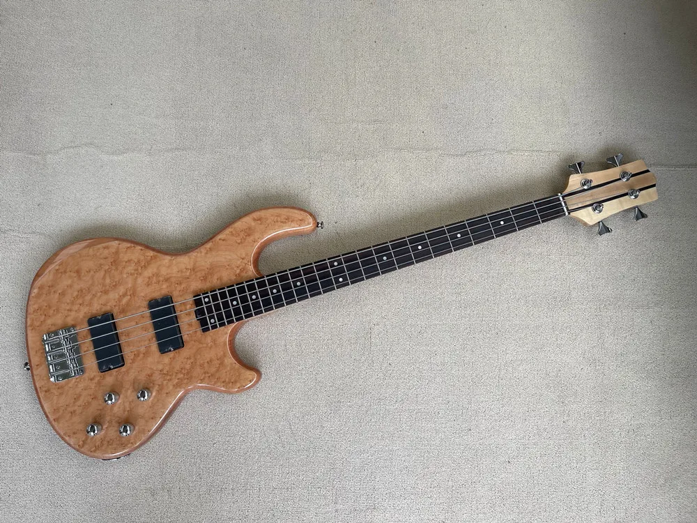 4 Strings Electric Bass Guitar with Rosewood Fretboard,Chrome Hardware ,Provide customized service