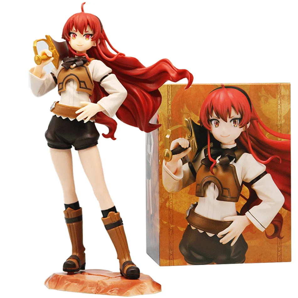 Figura de acción de mago Roxy Migurdia, Mushoku Tensei: reencarnación sin voz, figura de Anime de PVC, modelo de colección para adultos, muñeca de juguete