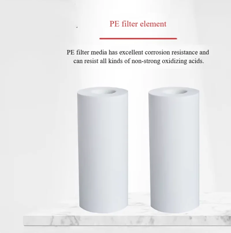 Elemento filtrante para gases de combustión, material PE, elemento filtrante de fibra de vidrio, monitor de gases de combustión en línea, elemento filtrante de gas, elemento filtrante de muestreador