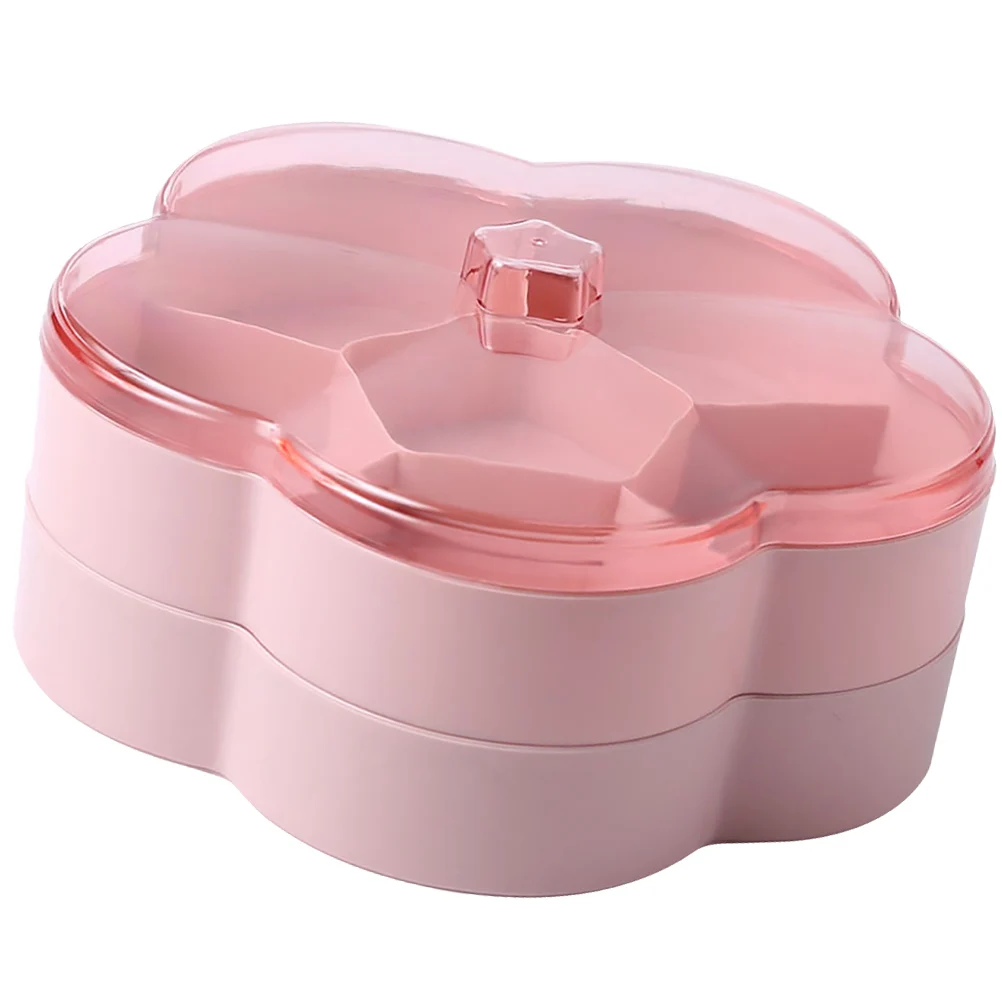 

Snack Tray Compartments Container Platters Appetizer Serving Snacks Case C Dried Fruit Plate Kitchen Bar Supplies