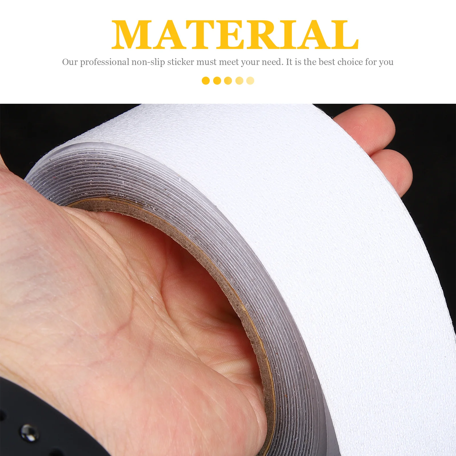 1 rolo de borracha transparente aderência fita antiderrapante escadas piso de segurança ao ar livre indoor adesivo para passos de madeira