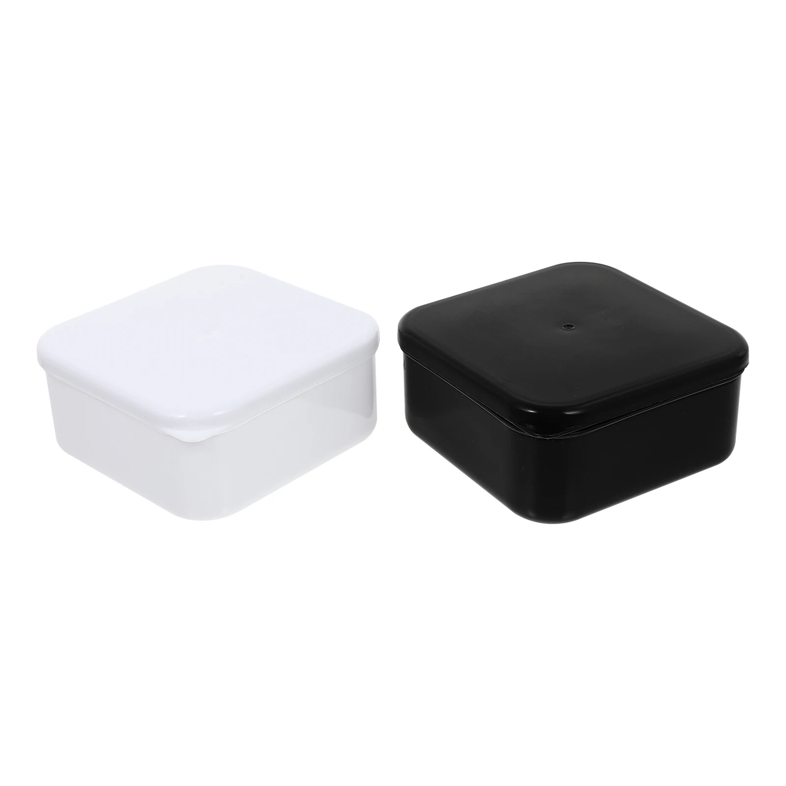 

2 Pcs Chess Jar Storage Box Plastic Go Containers Game Supplies Portable Boxes with Lids Jars Small