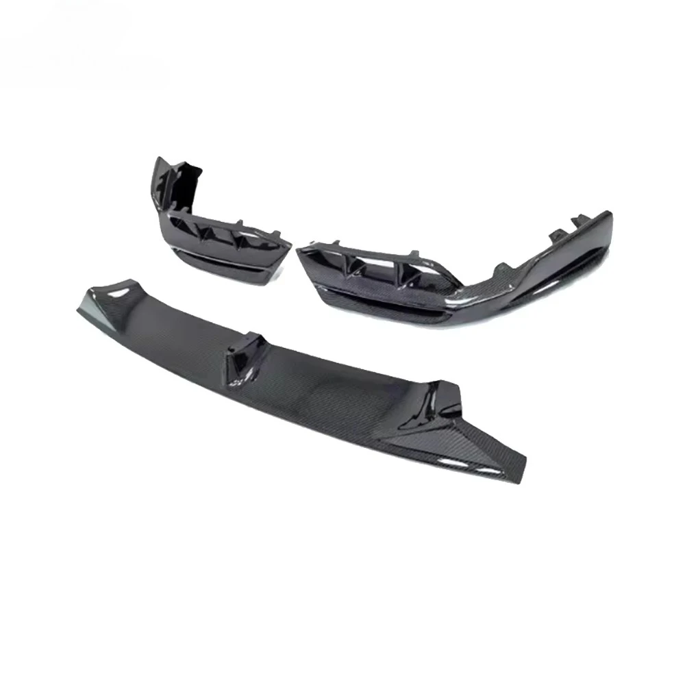 BM X5M F95 Front Lip Carbon Black Front Spoiler Diffuser Anterior Lip Front Shovel Chin Exterior Body Part Car Lip