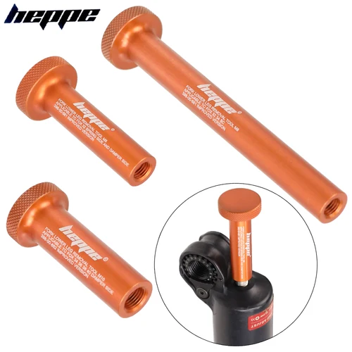 Herramienta de extracción de amortiguador de resorte de horquilla de bicicleta Heppe, removedor de pierna inferior de horquilla para FOX 32 34 36 38 40 SC TC, reparación y mantenimiento de horquilla delantera