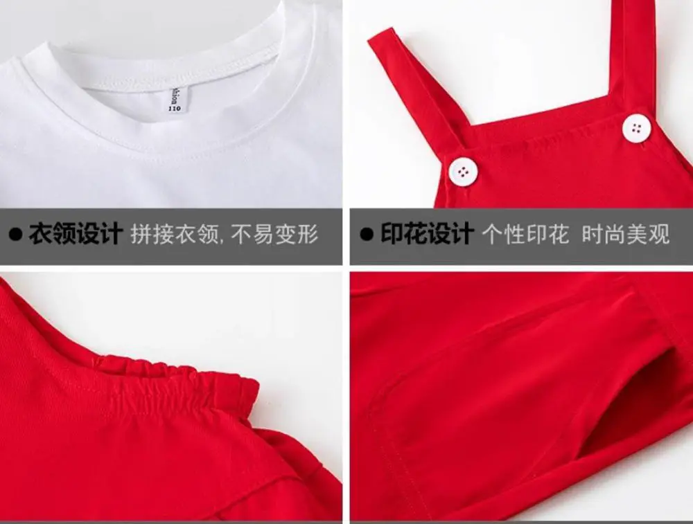 Kids Hip Hop Colorful Overalls Suspender Shorts Girls Dungaree Children Candy Color Short Jumpsuit Romper Boys Streetwear Pants