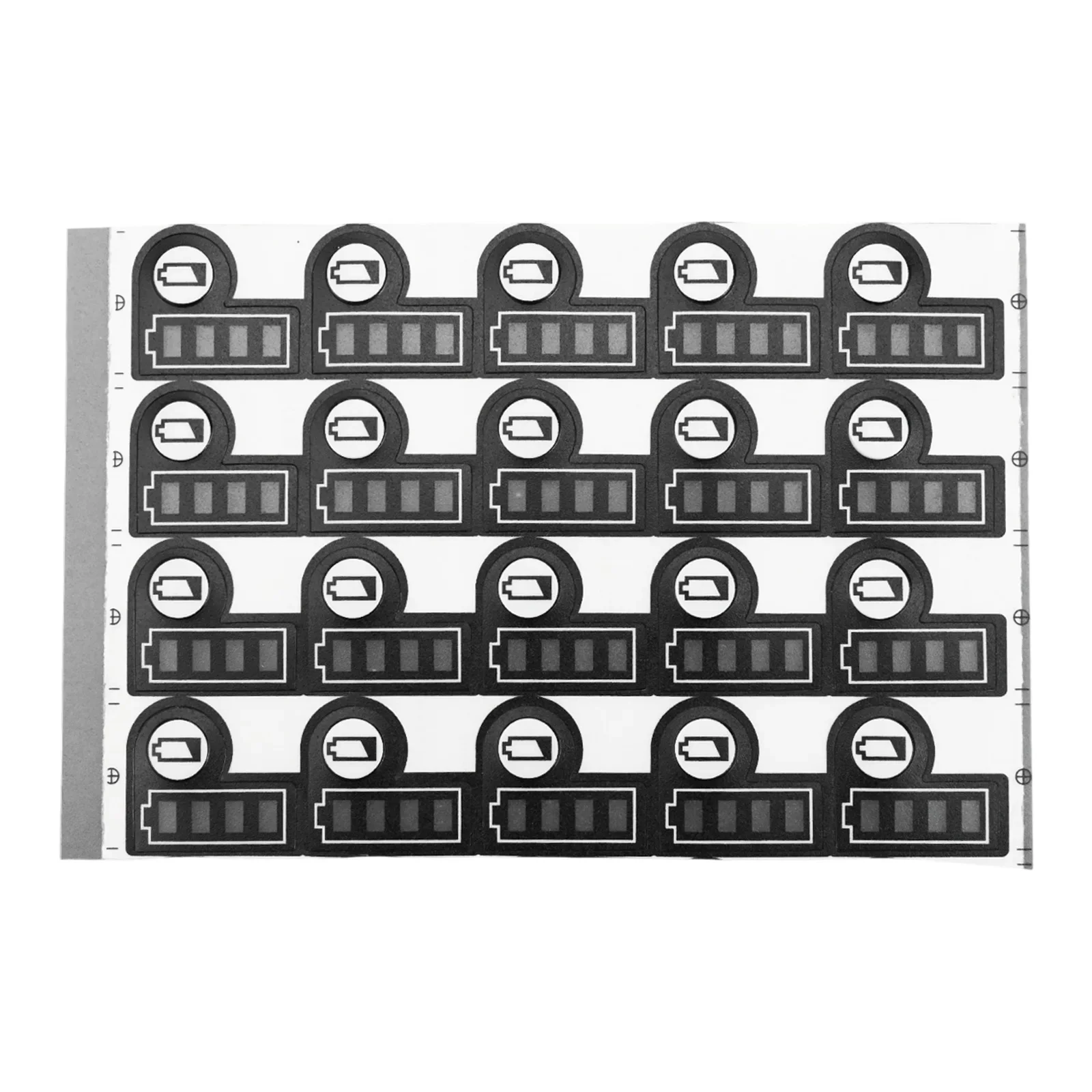 

Battery Maintenance Lithium Battery Stickers Battery Label Wear-Resistant Waterproof Easy To Use High Adhesion