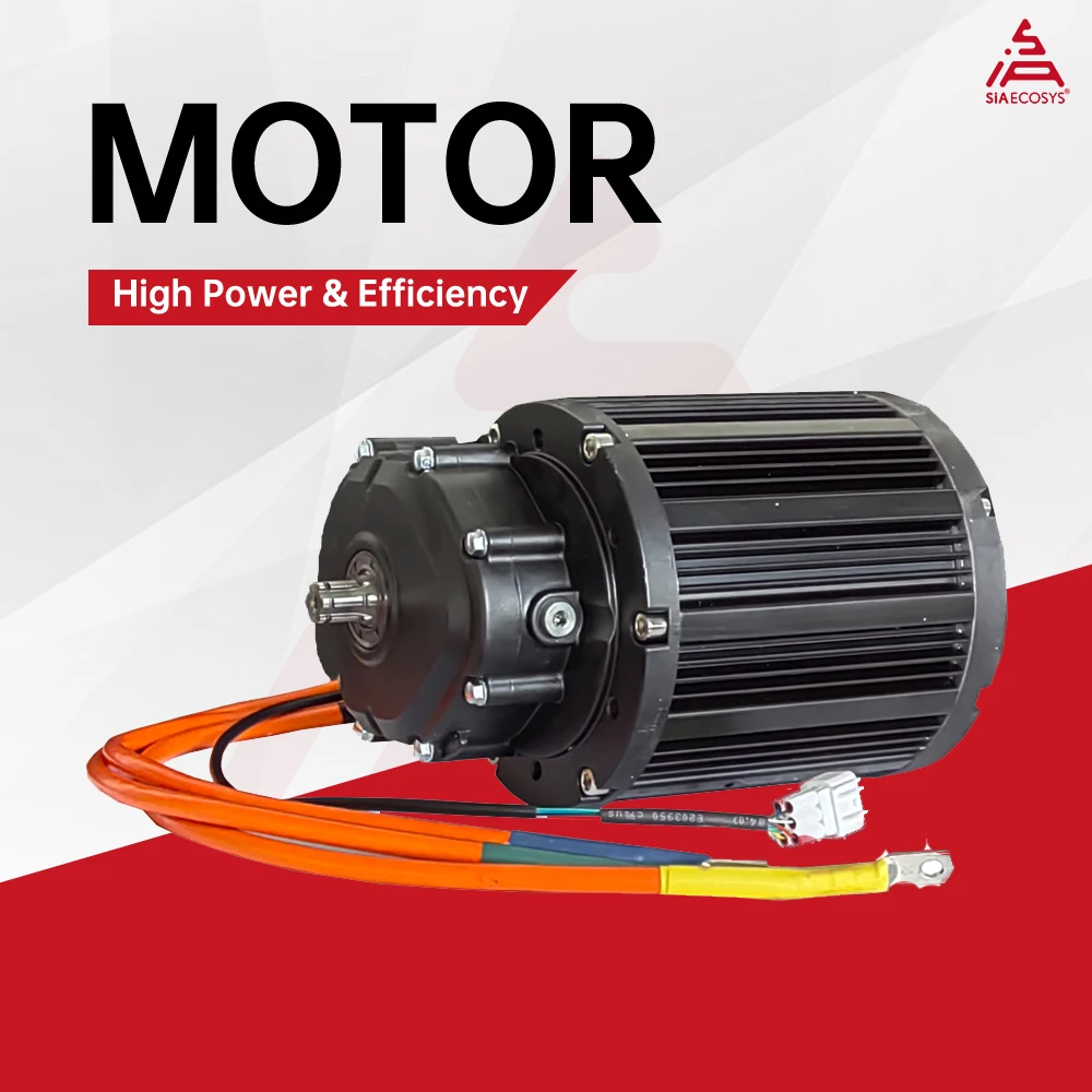 Electric Motorcycle Mid Drive Motor QS138 4000W 90H V3 PMSM Gear Box 72V For Moped Dirt Bike