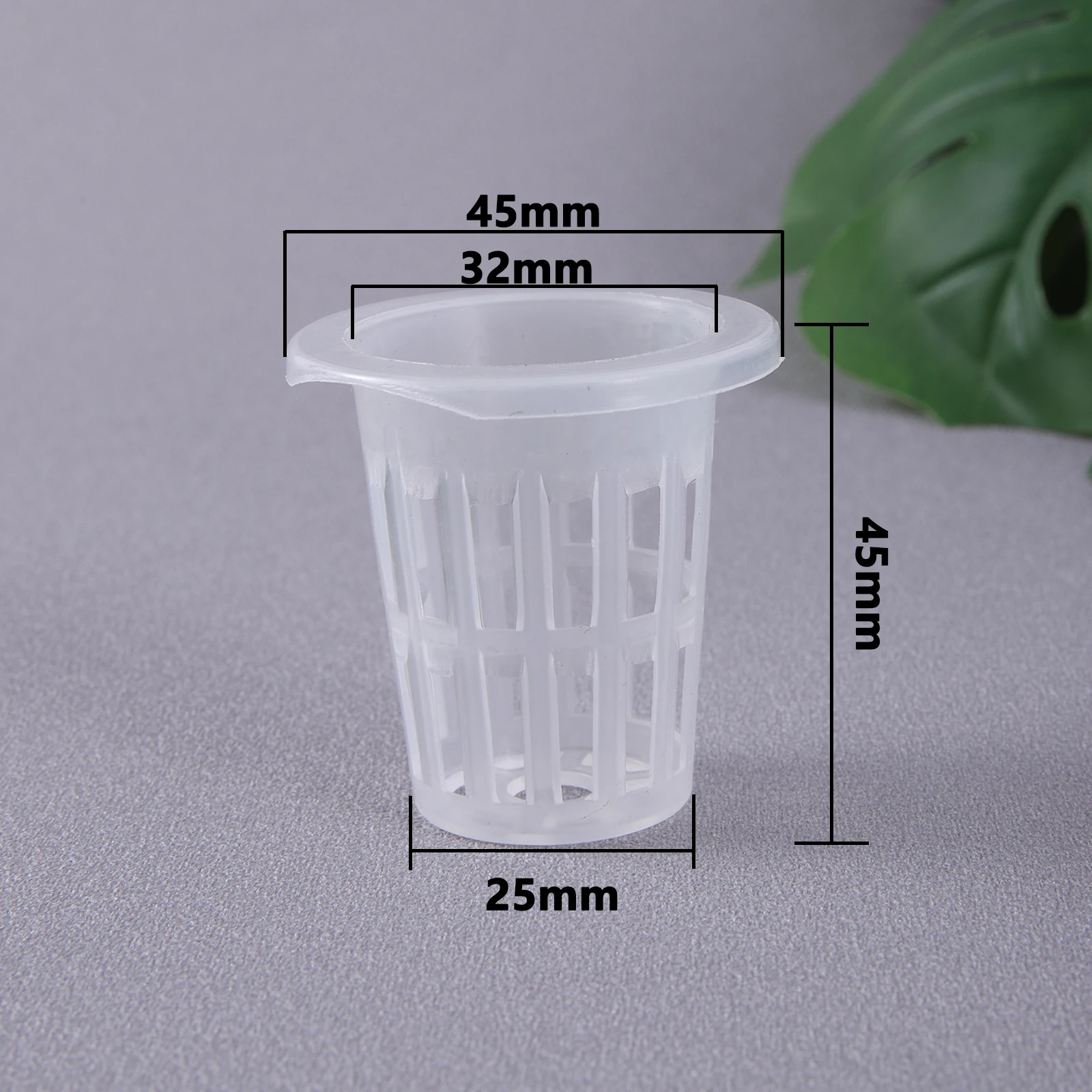 20/50Pcs Hydroponic Planting Basket Soilless Cultivation Net Pots Plant Vegetable Growing Nursery Cup Sponge Fixator Container