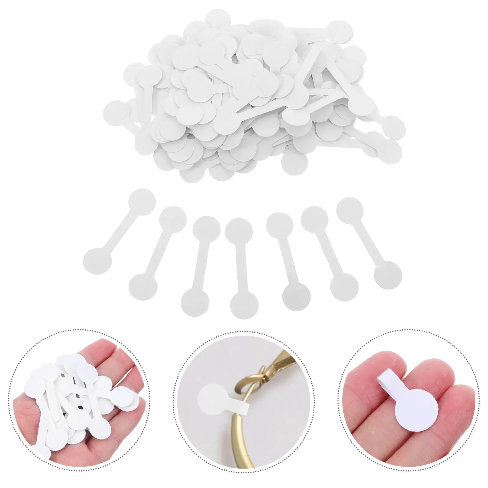 

1000 шт. этикеток-наклеек для ювелирных изделий, самоклеящиеся круглые бирки с высокой клейкостью для упаковки ожерелий, серег, браслетов, розничной торговли