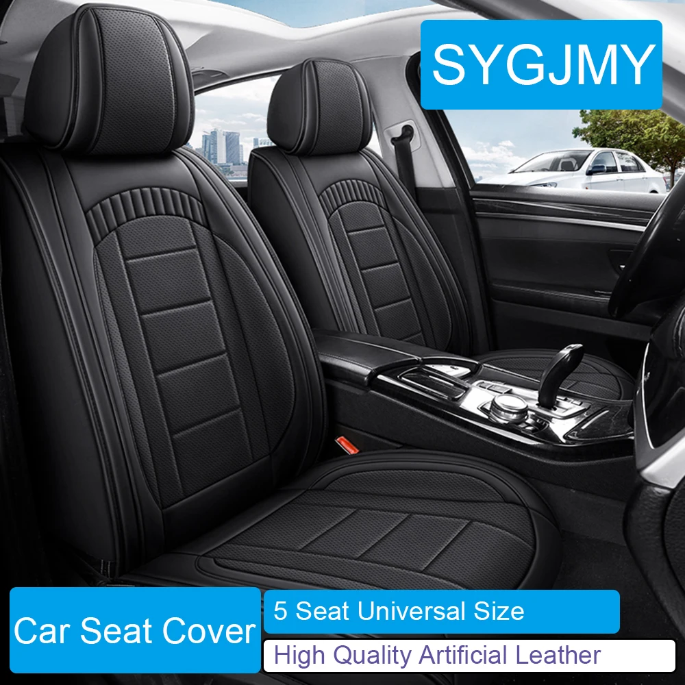 5 Seat PU Leather Car Seat Cover for Opel Astra Insignia Corsa PEUGEOT 206 207 208 308 2008 3008 Lexus ES RX CT Car Accessories