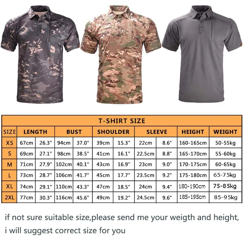 Tactical Shirts Military T Shirt Outdoor Quick Dry Combat Shirt Summer Hiking Training Tee Breathable Men Clothing Polo Shirt