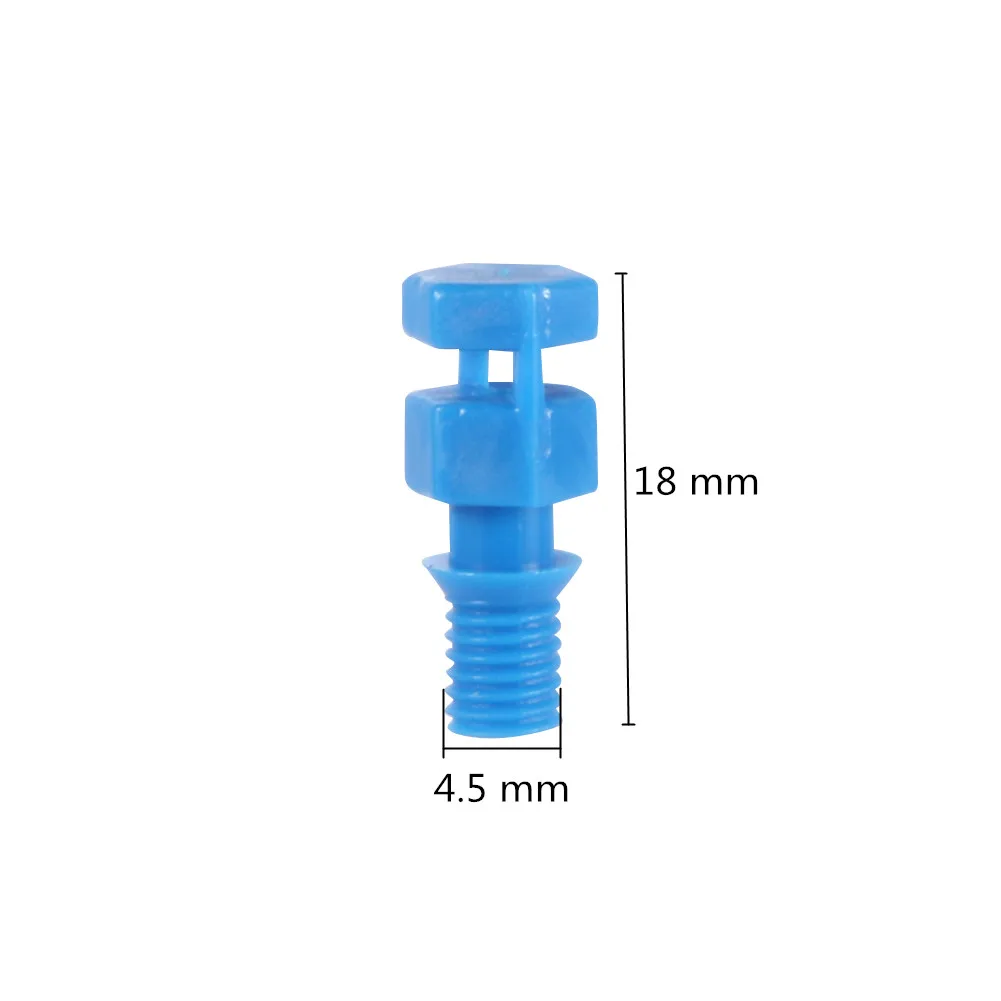 Greenhouse 360 Refraction Micro Nozzle Garden Drip Irrigation Atomization System Agriculture Hanging Humidifier Sprayer 1000pcs