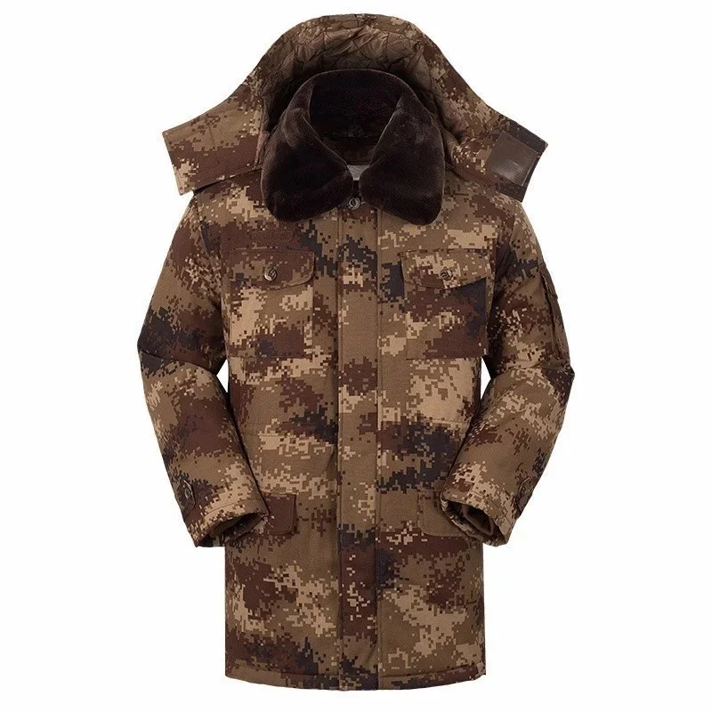 

Men Winter Outdoor Camping Hunting Military Overcoat Training Jacket+ Liner Tactical Camouflage Waterproof Windproof Windbreaker